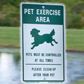 Off Leash Pet Exercise Area. Please clean up after your pet